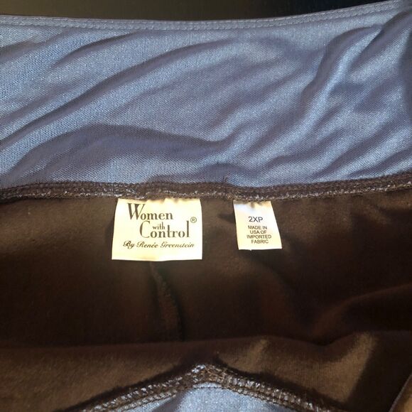 Women With Control by Renee Greenstein Size 2XP Chocolate Brown Pencil Skirt - Picture 4 of 4